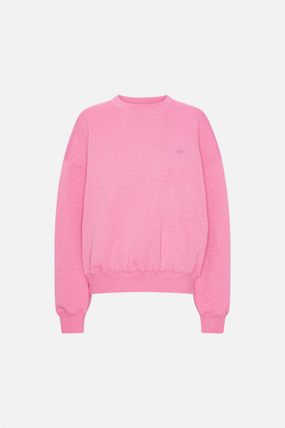 Classic Sweatshirt Aurora Pink Melange.