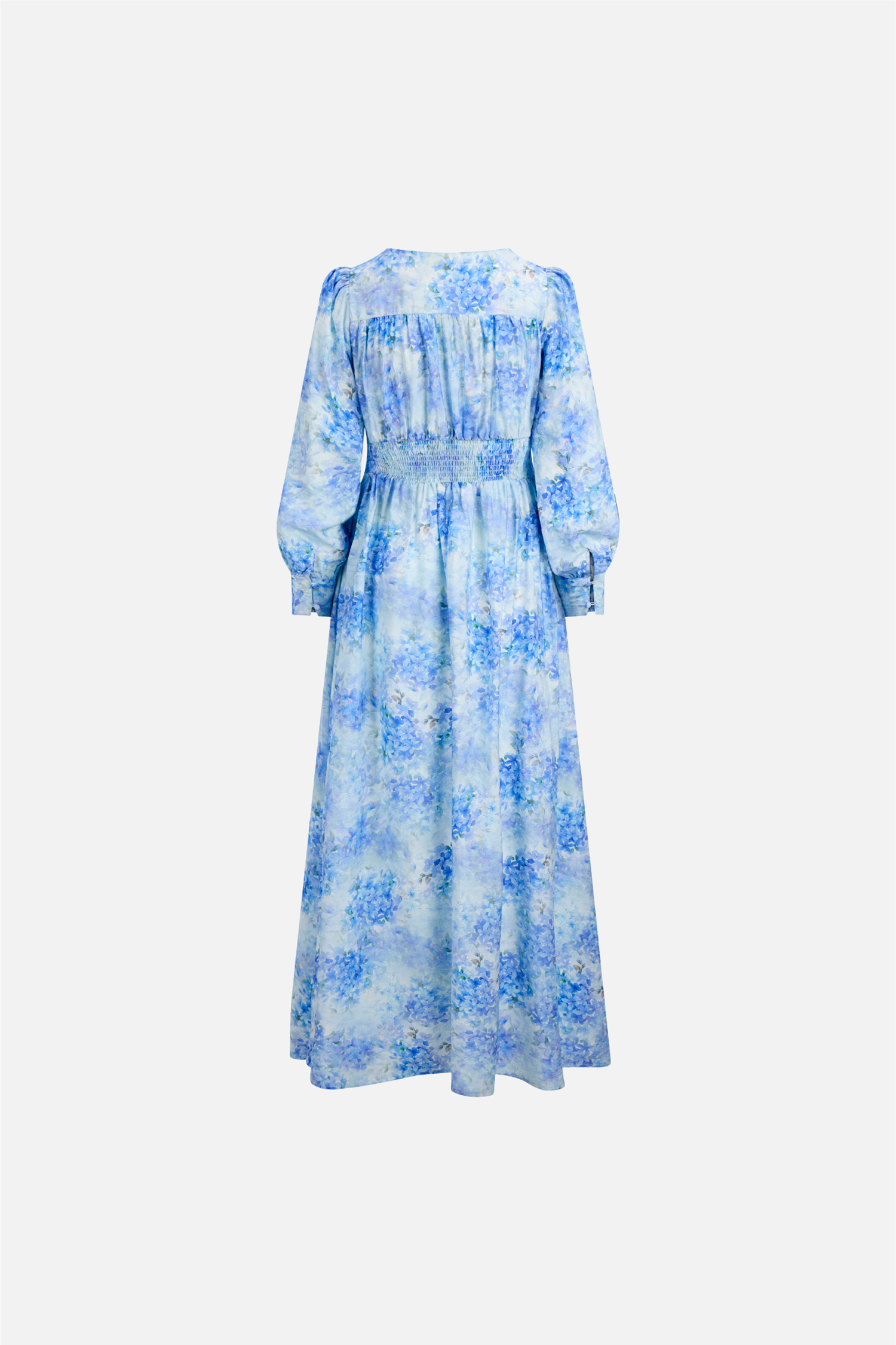 Livorno Dress Blue Flower Aop.