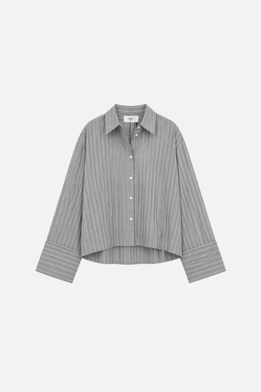 Atari Embellish Shirt Grey Stripe