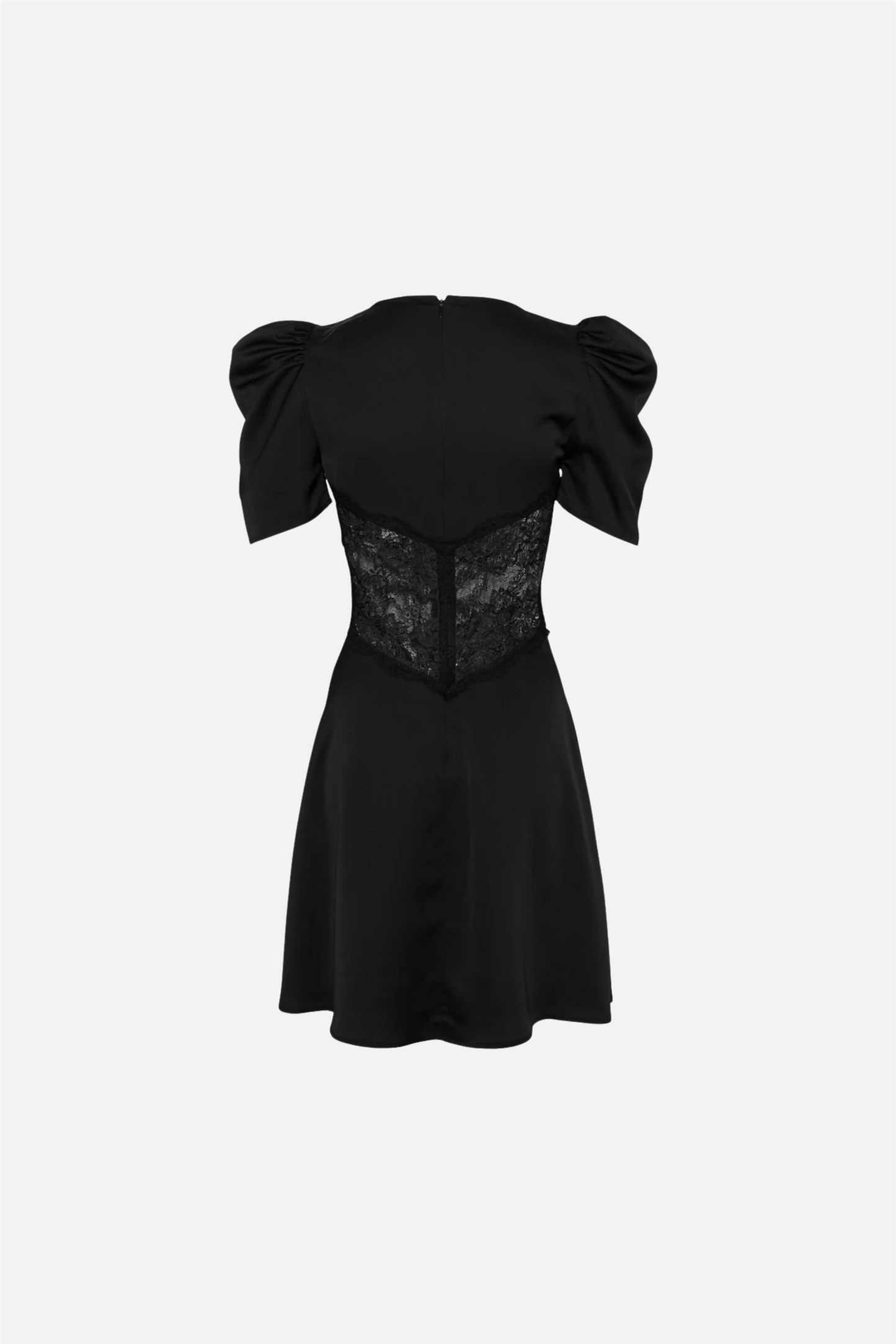 Francis Lace Mini Dress Black.