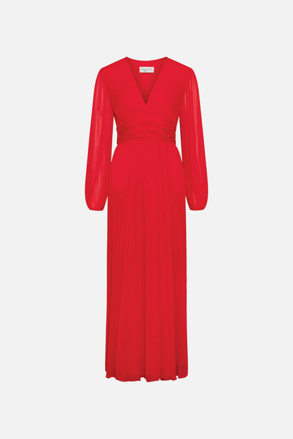 Riviera Dress Poppy Red