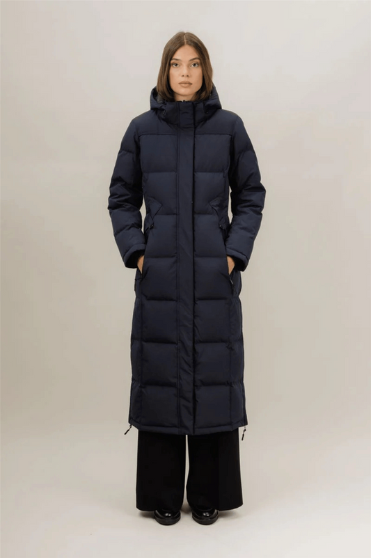 Laya Down Coat Dark Sapphire