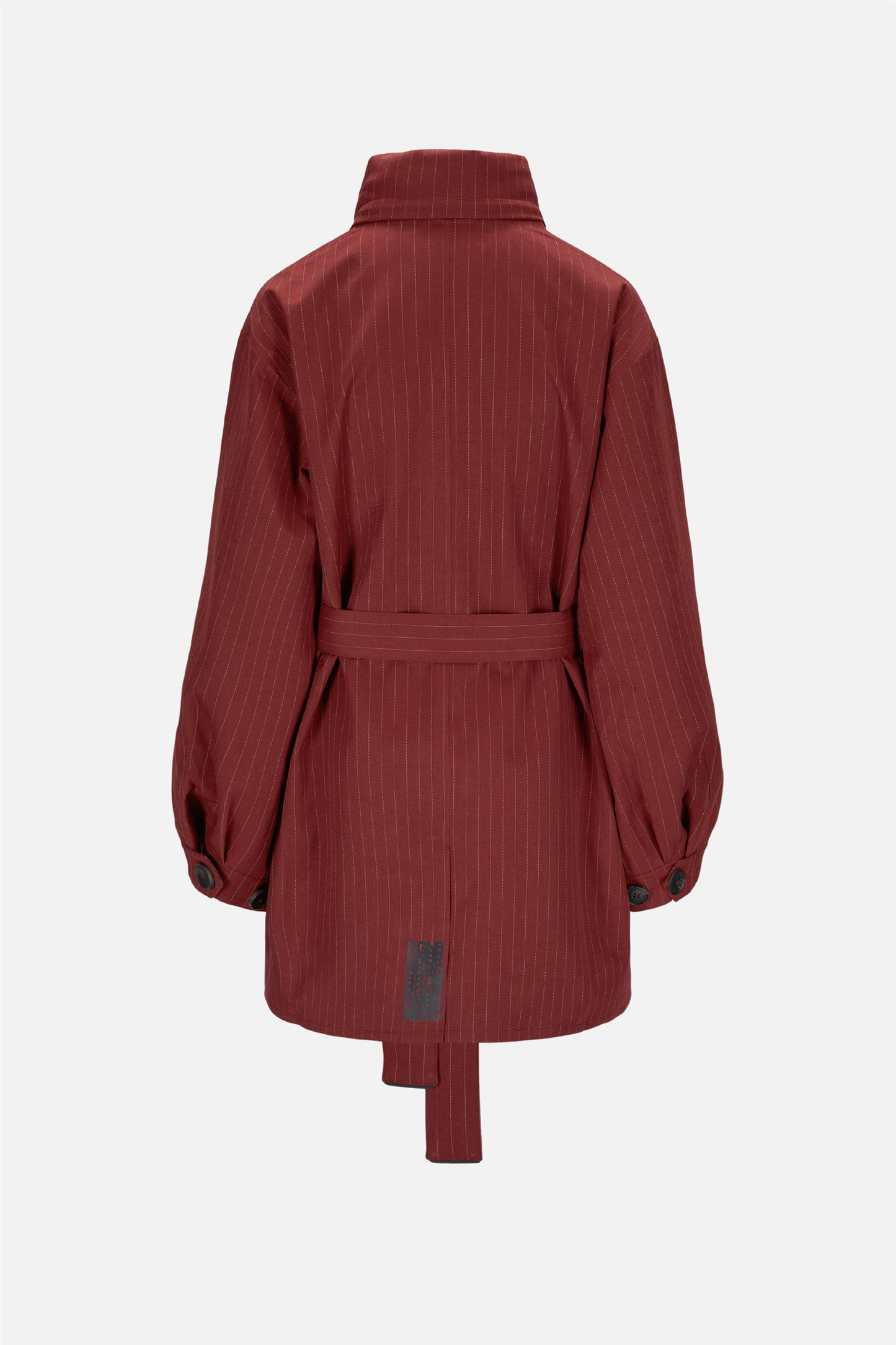 Rossby Coat Russet Pinstripe