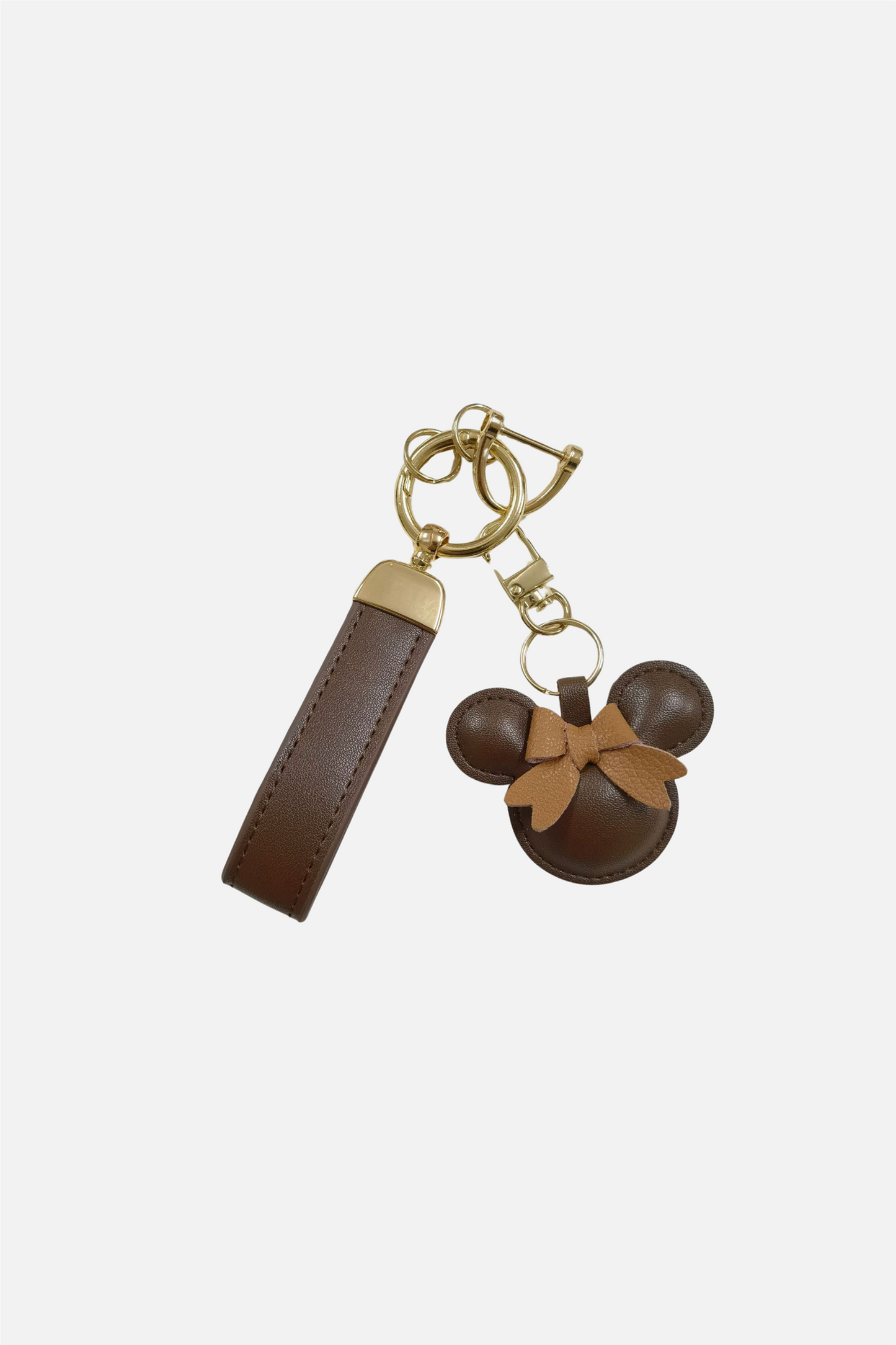 Minnie Bag Charm Brown