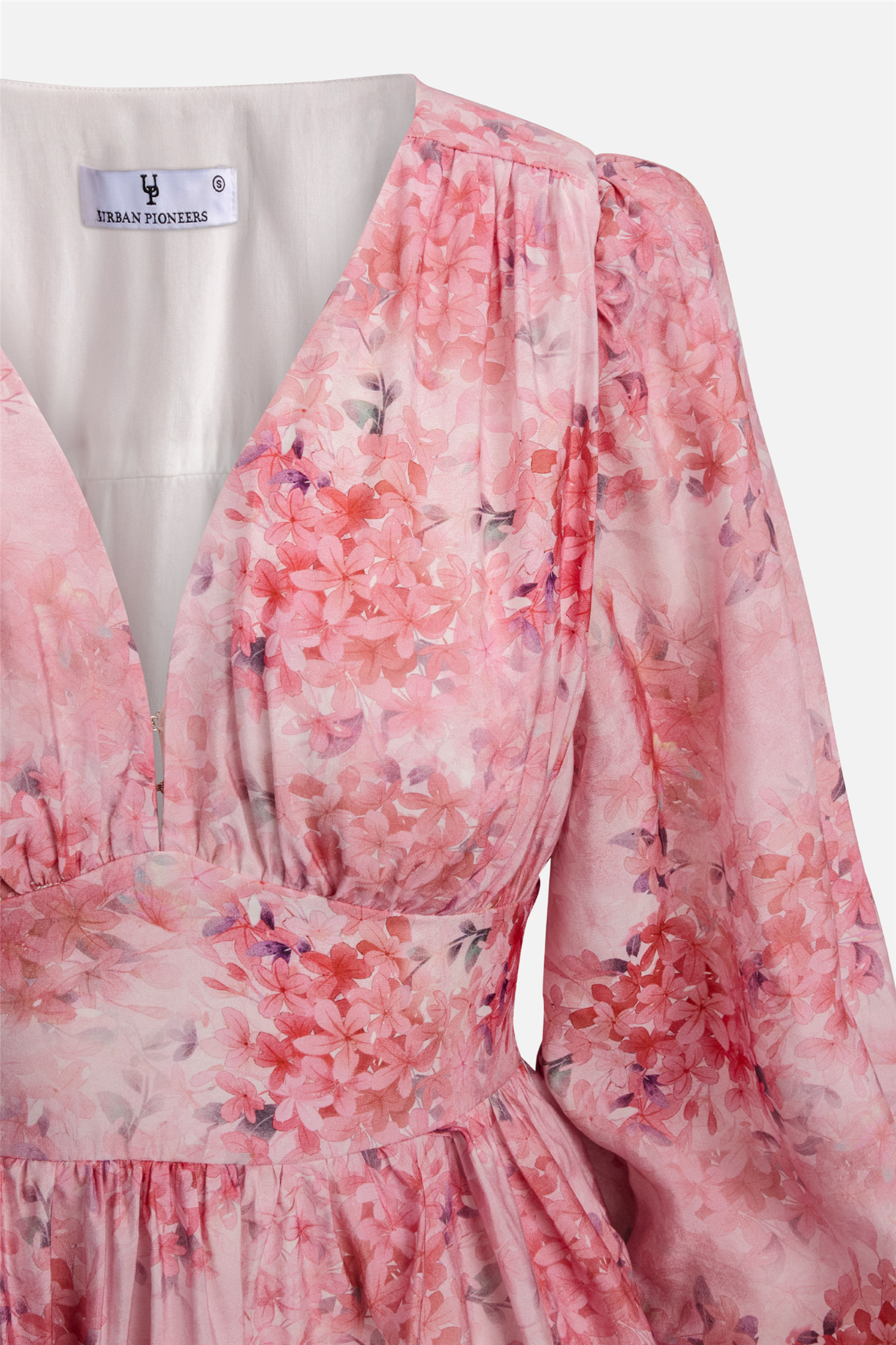 Sasha Dress Pink Flower Aop.