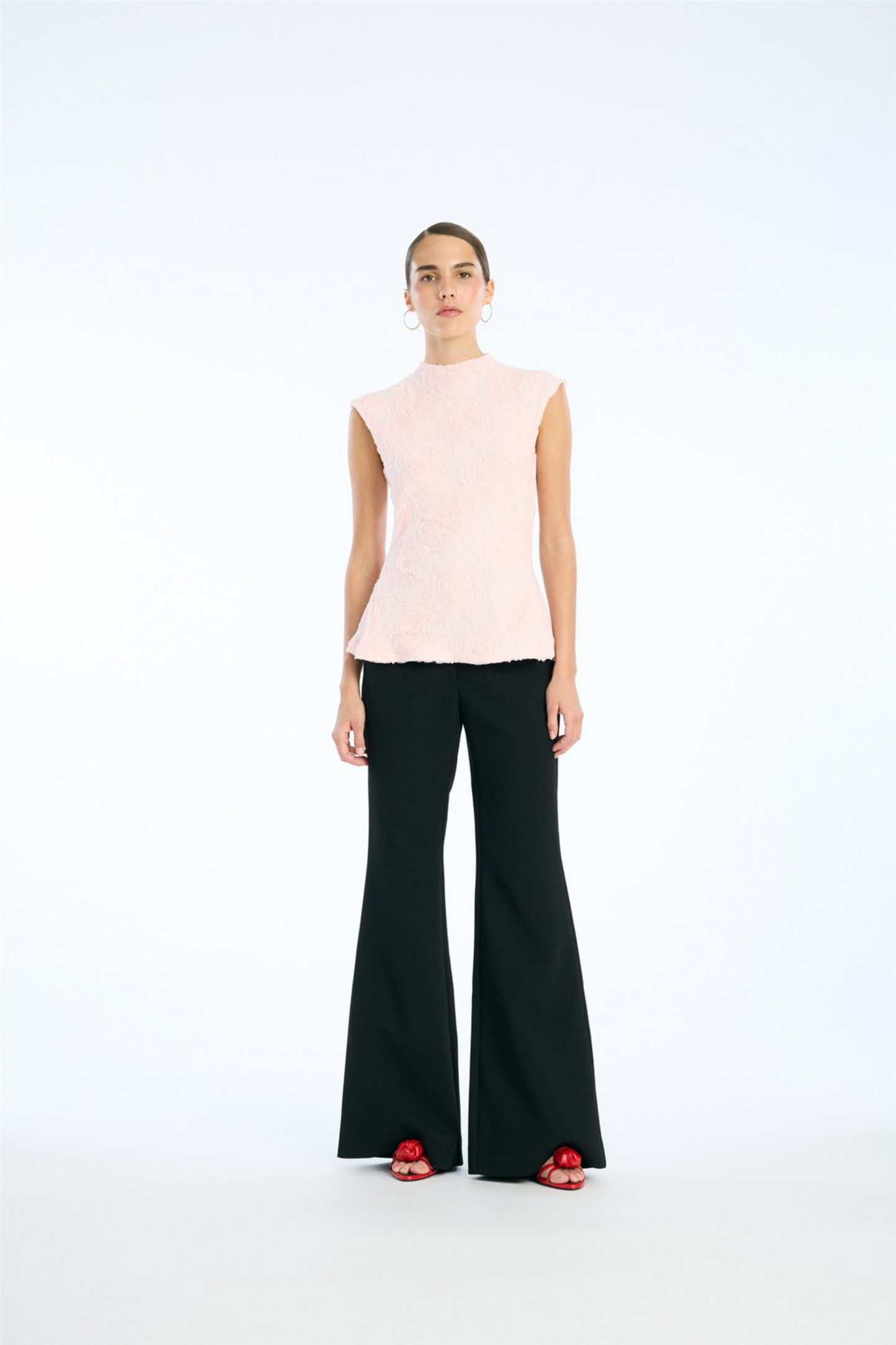 Mesh Sleeveless Top Orchid Ice