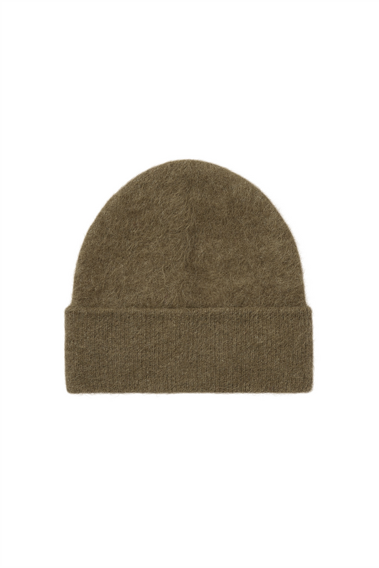 Alpaca Hat Olive Green