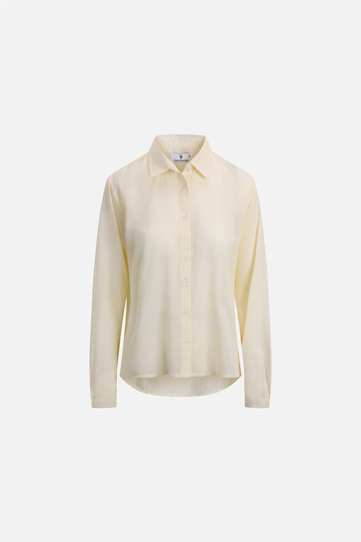 Aja Shirt Yellow Stripes.