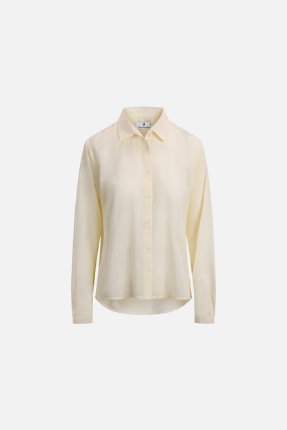 Aja Shirt Yellow Stripes.