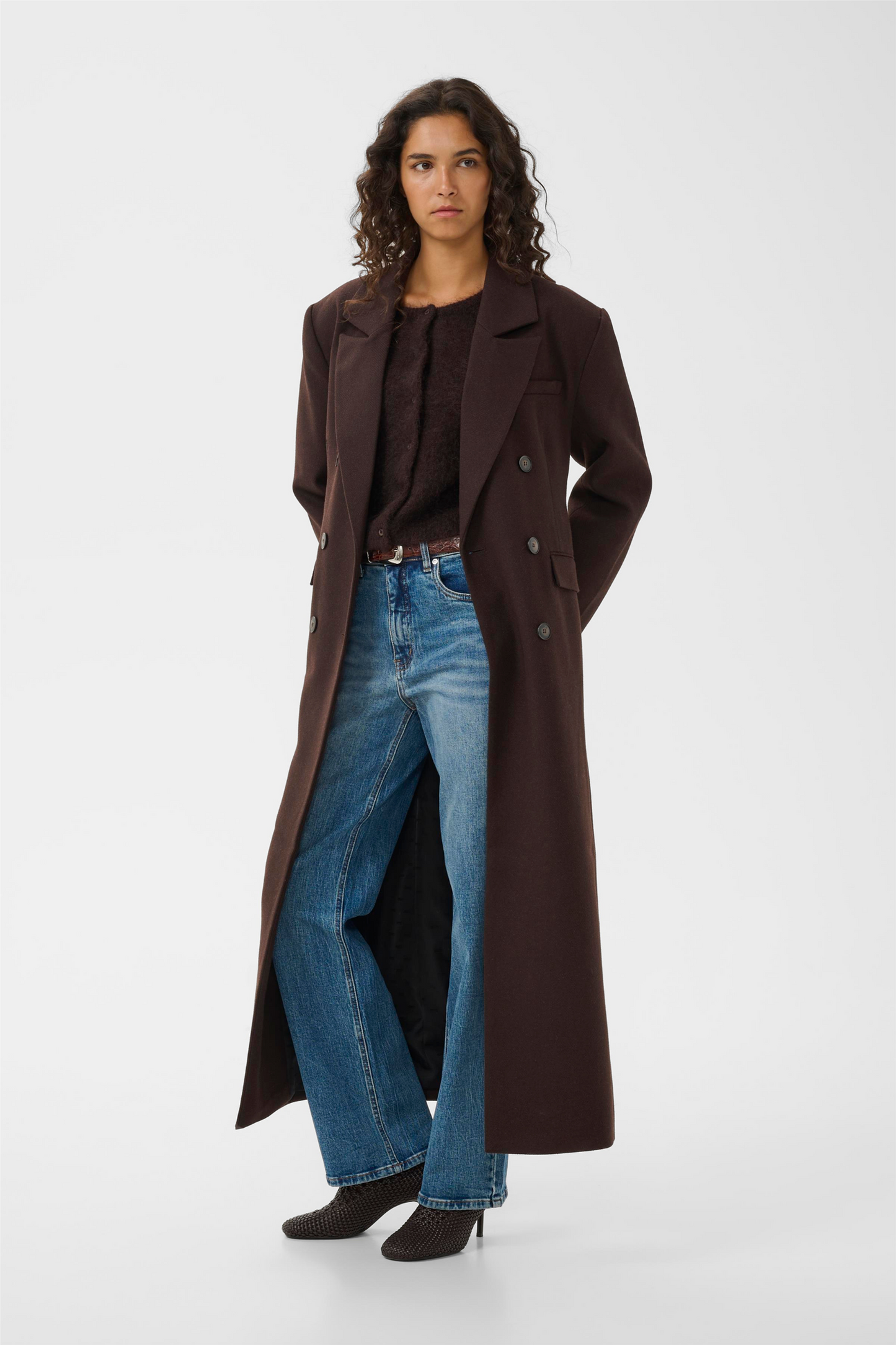 GZvenja long coat Ganache.