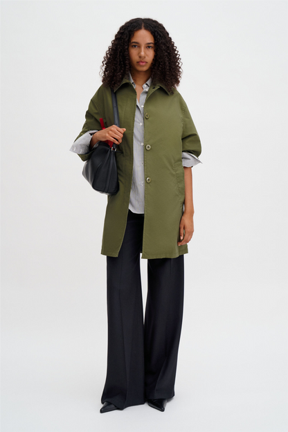 Cassie car coat Laurel Green