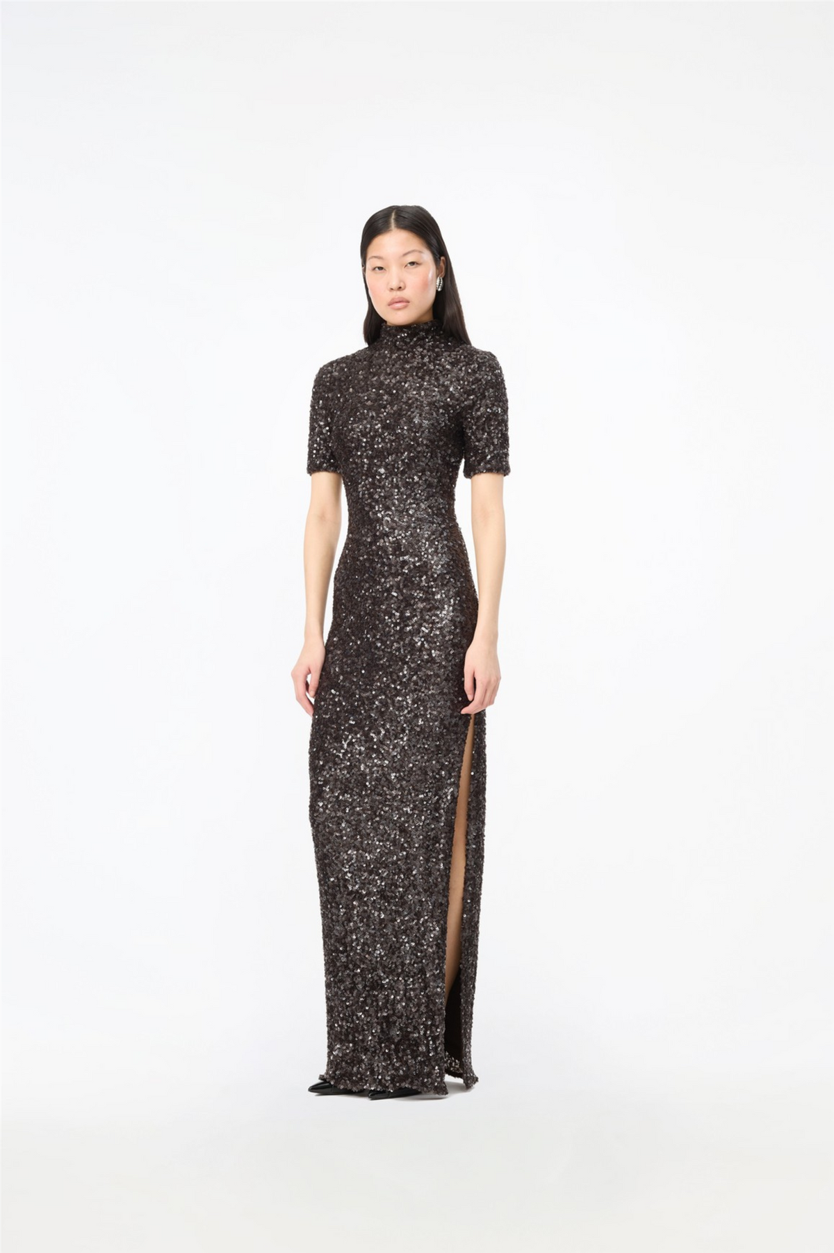 Sequins Maxi Slit Dress Molé.