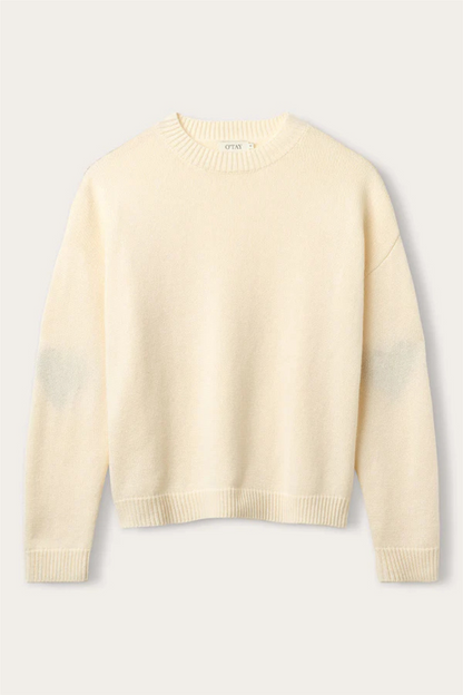 Kaia Sweater Off White / Bordeaux