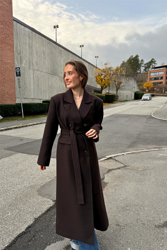 GZvenja long coat Ganache.