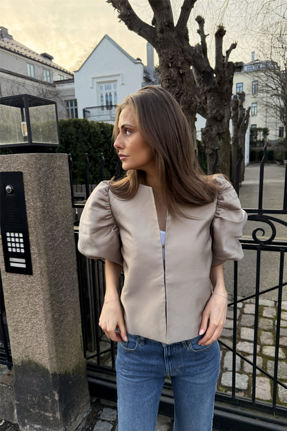 Cleo Blouse Graphite