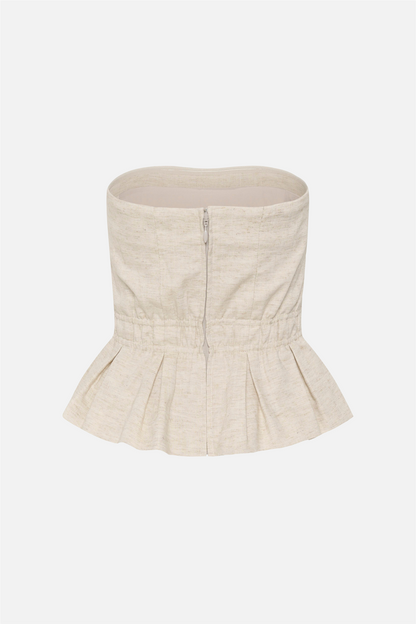 GZriava corsage Light Sand Melange.