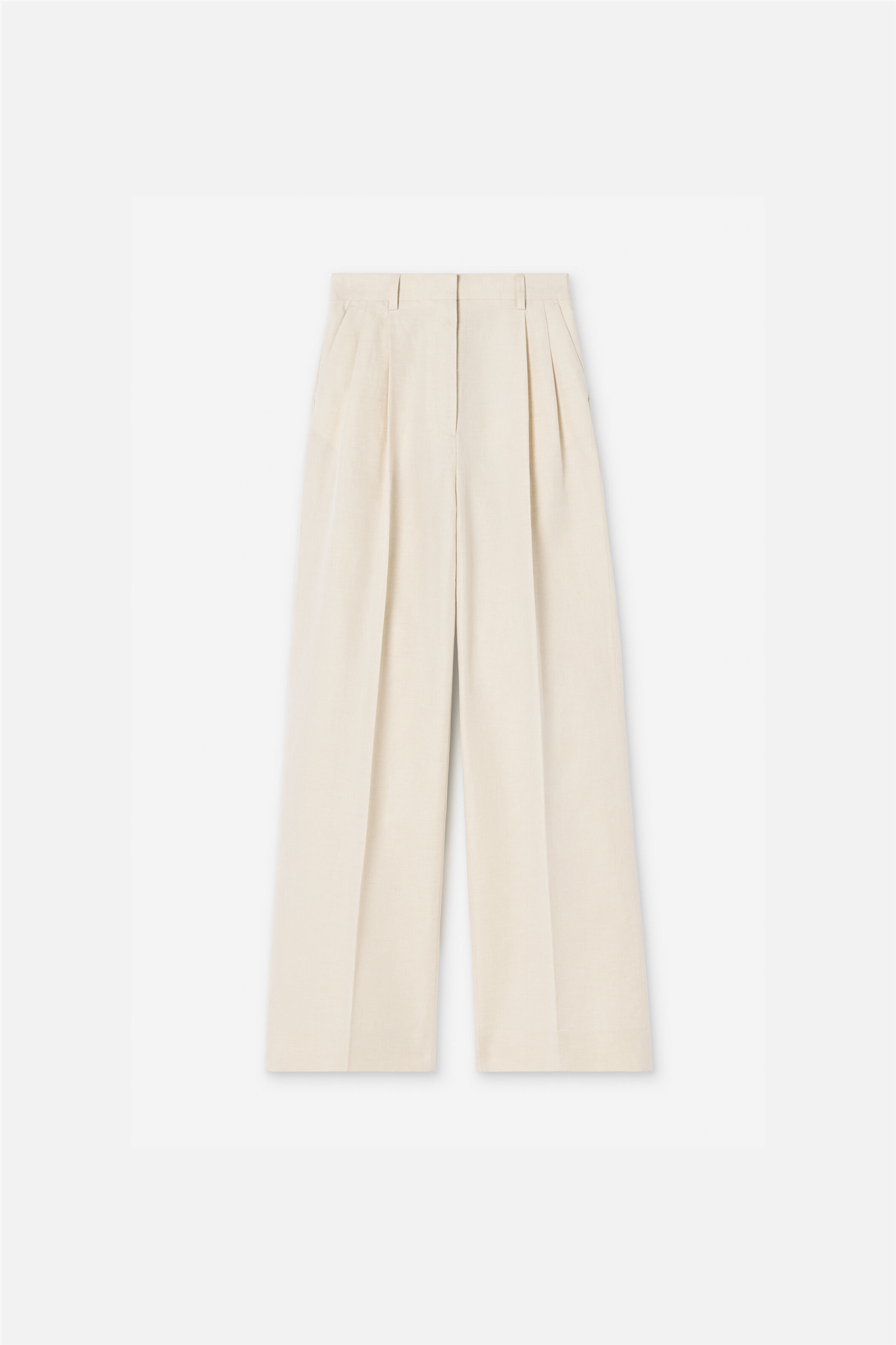 Darcey linen trousers Cream White.