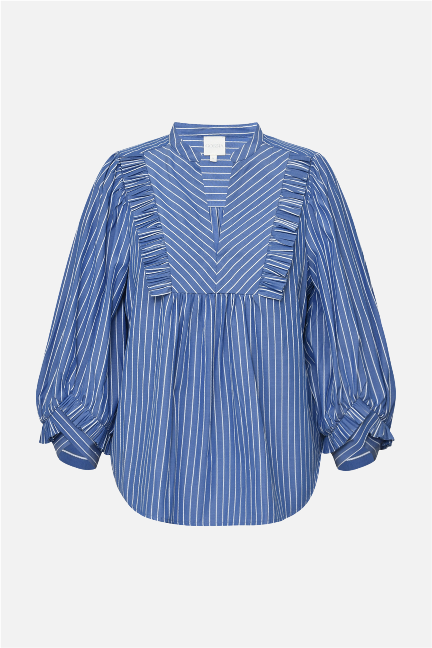 MeeGO Sia Blouse Blue Stripes.