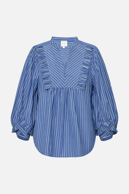 MeeGO Sia Blouse Blue Stripes.