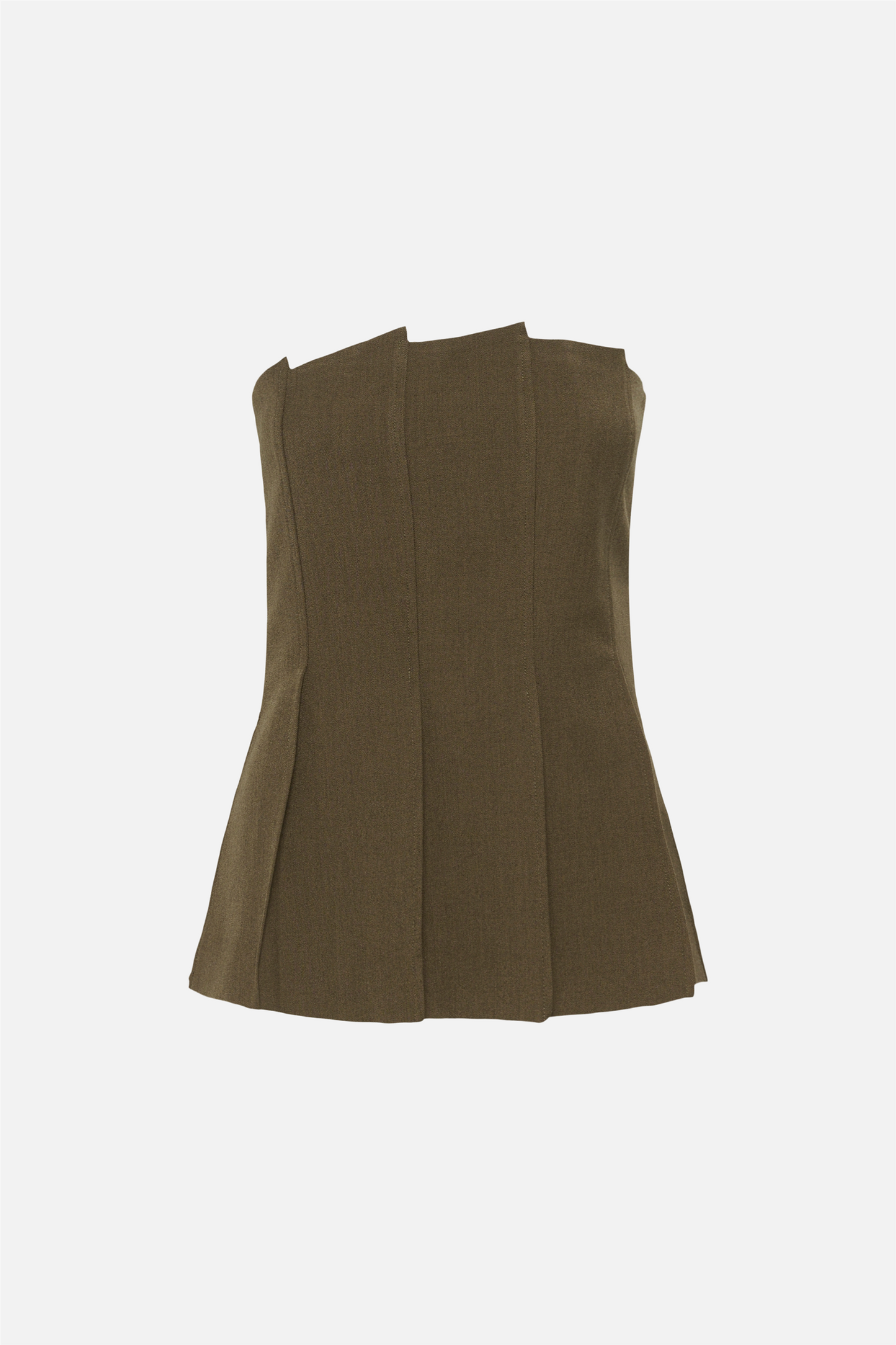 GZstacy pleat corsage Slate Black Melange.
