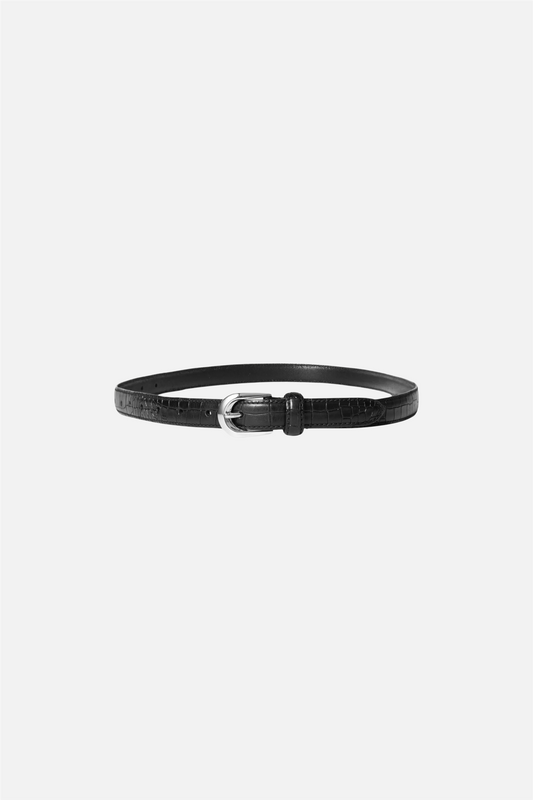Celest belt Black Croc