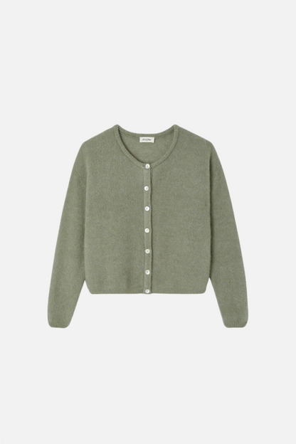 Vitow Cardigan Kaki Multichine