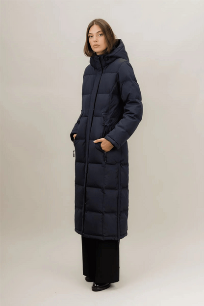 Laya Down Coat Dark Sapphire