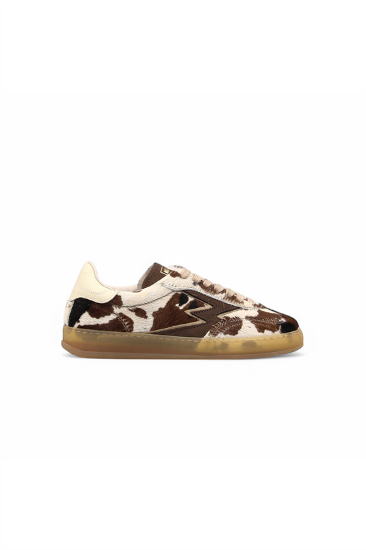 Master Club Deluxe cow print horsy brown logo ivory Cow Print Horsy