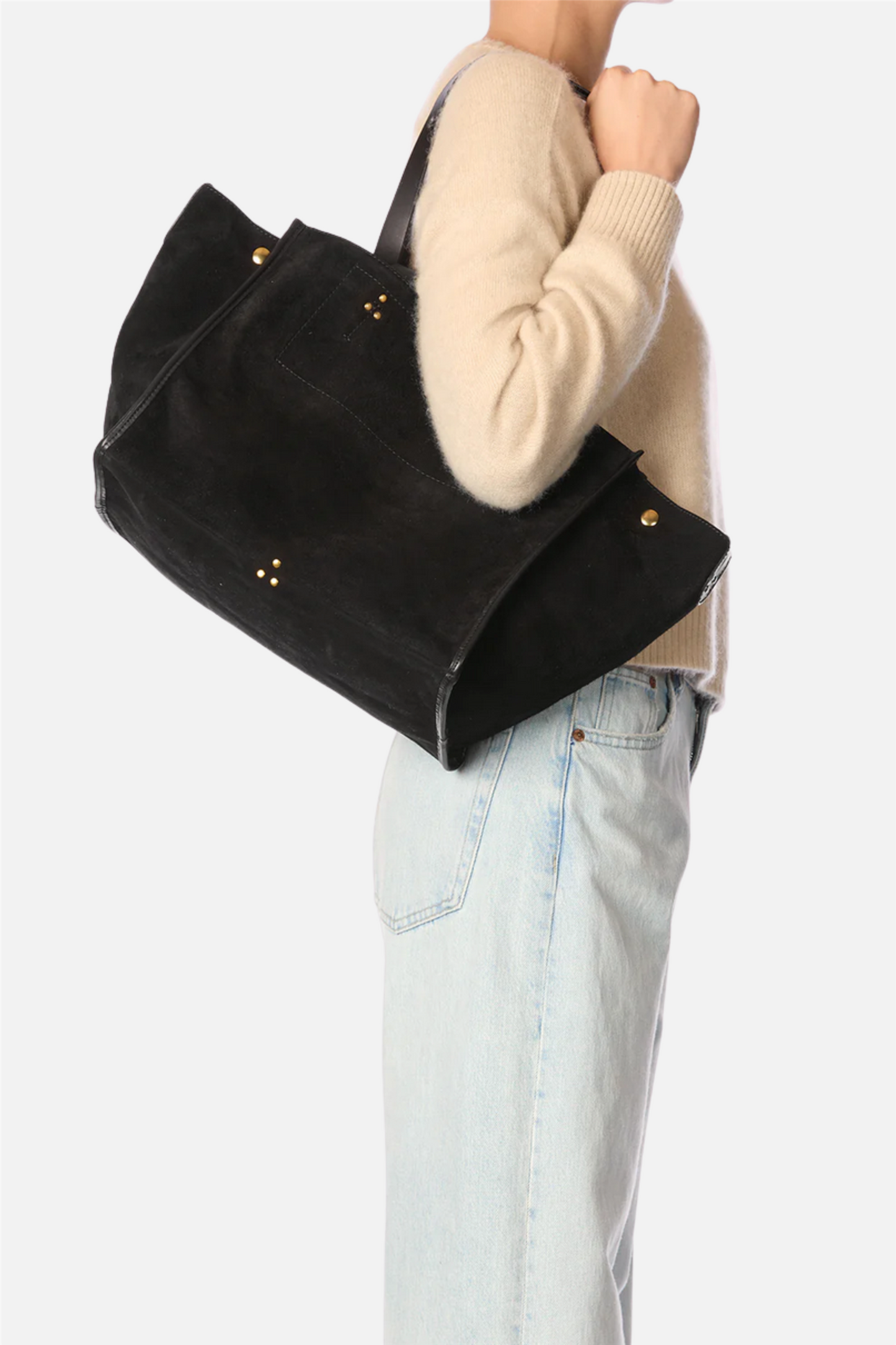 Leon M Split Suede Noir