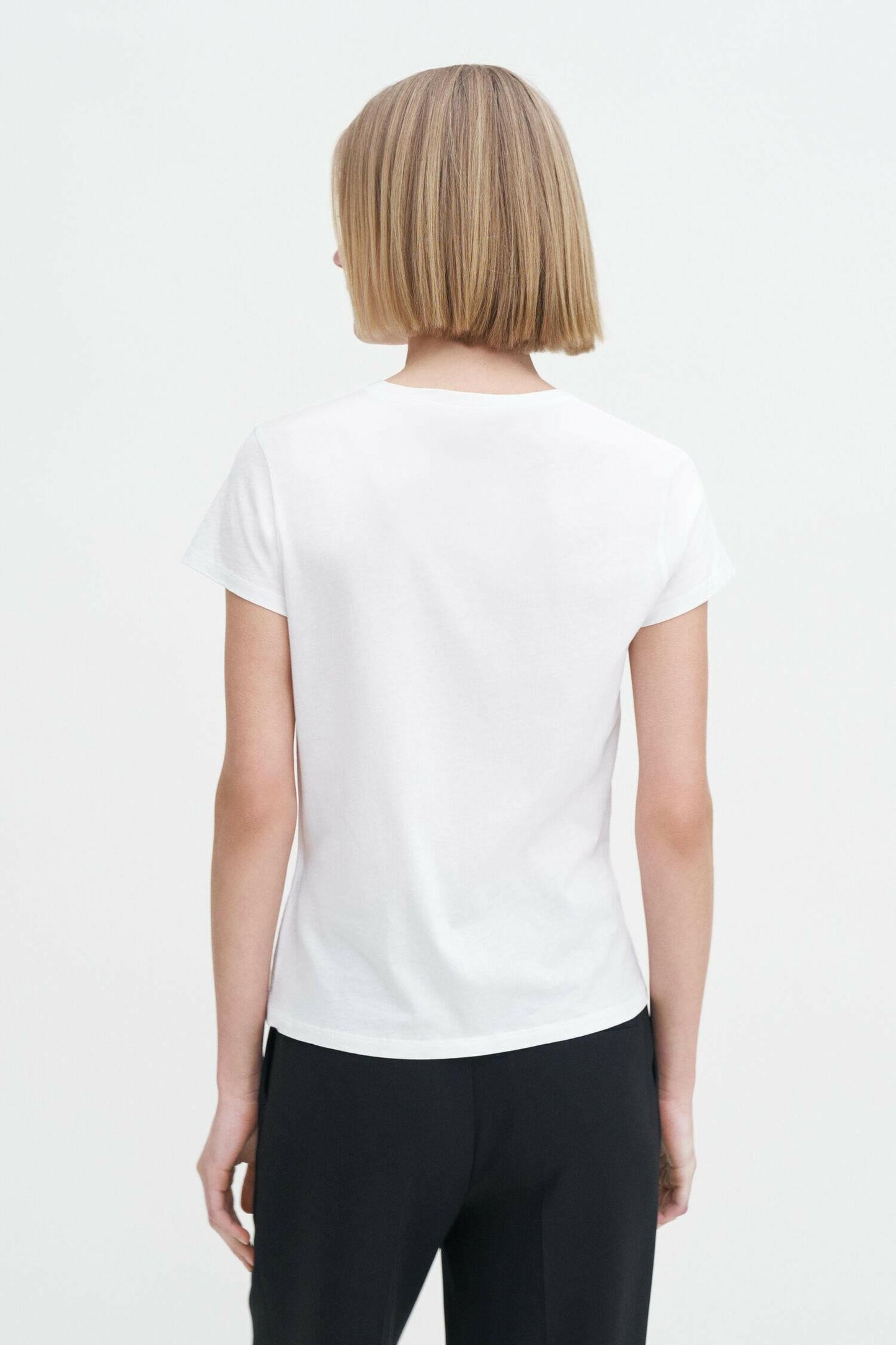 Soft cotton tee White.