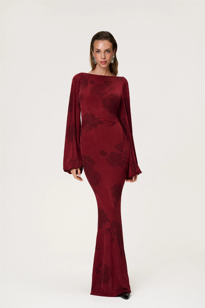 Rennes dress Burnt Sienna