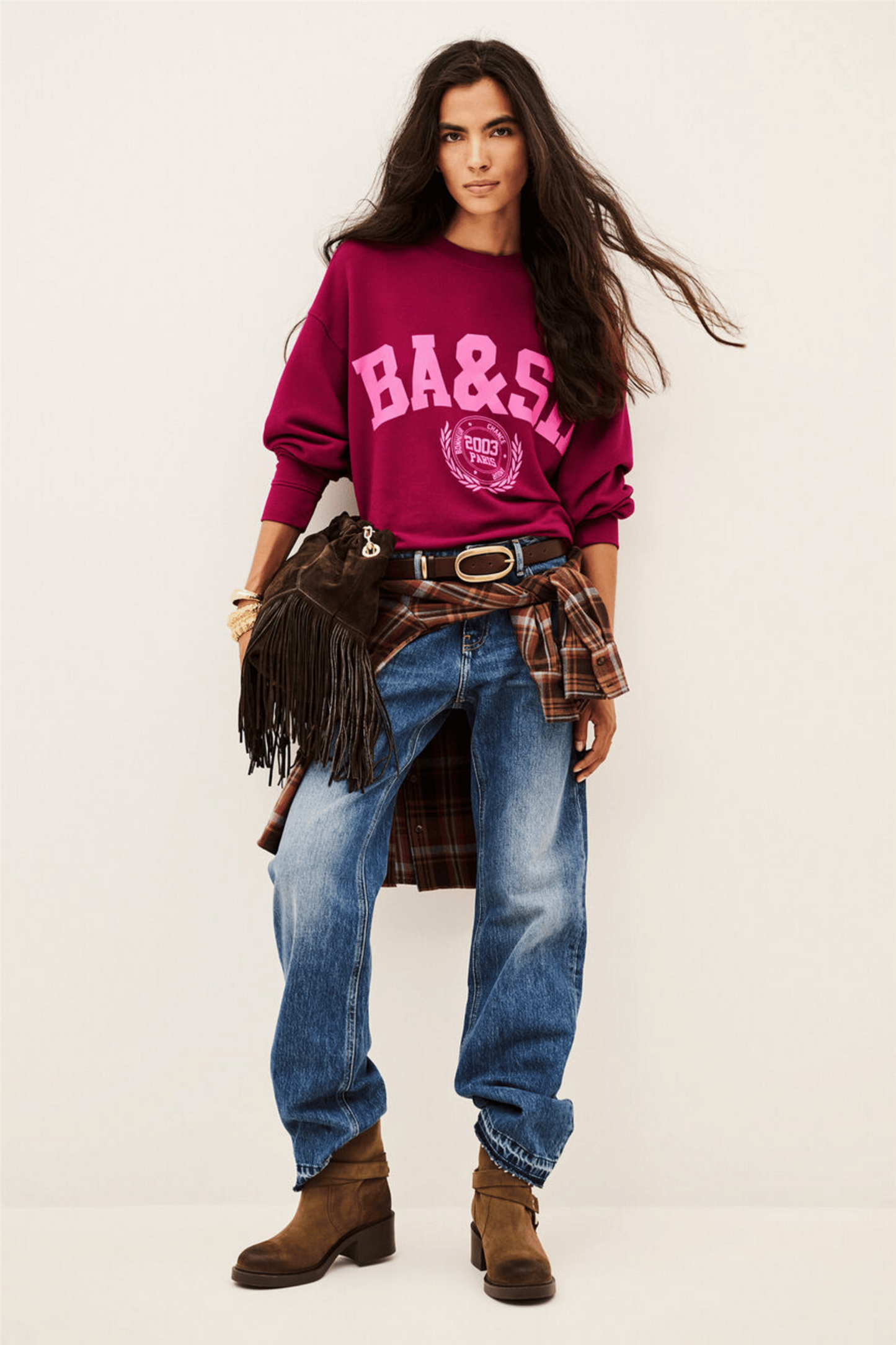 Benjamin Sweatshirt Fuchsia