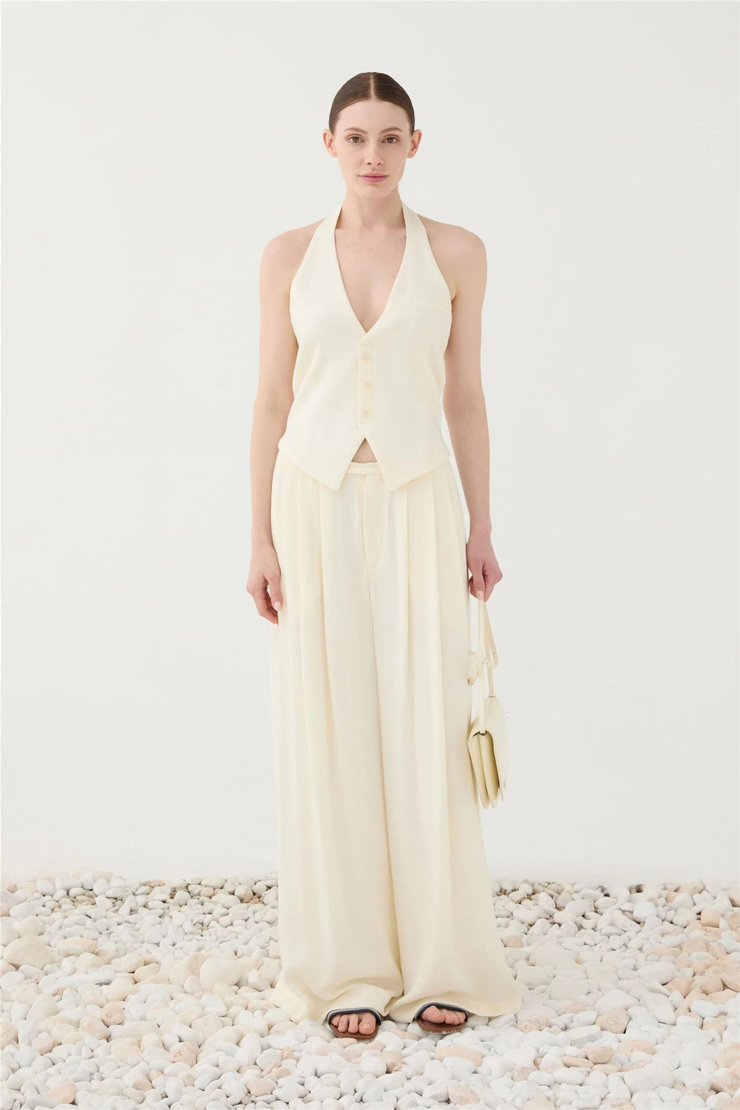 Halterneck Top Panna