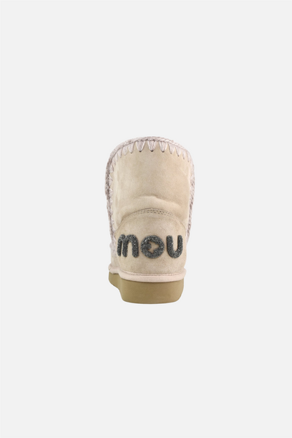 Eskimo 18 Suede - Glitter Logo Rose Beige