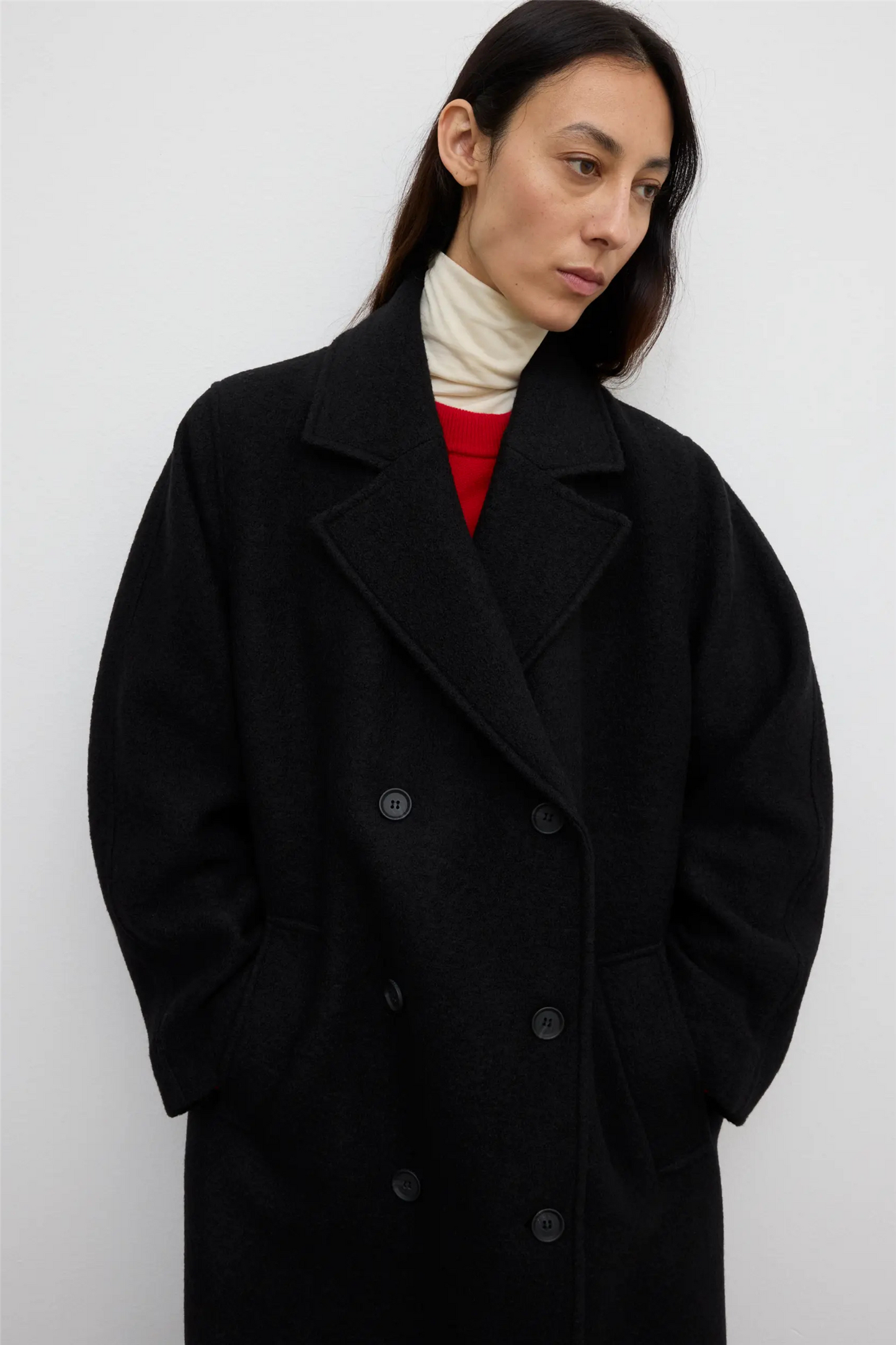 DB Wool Coat Black.