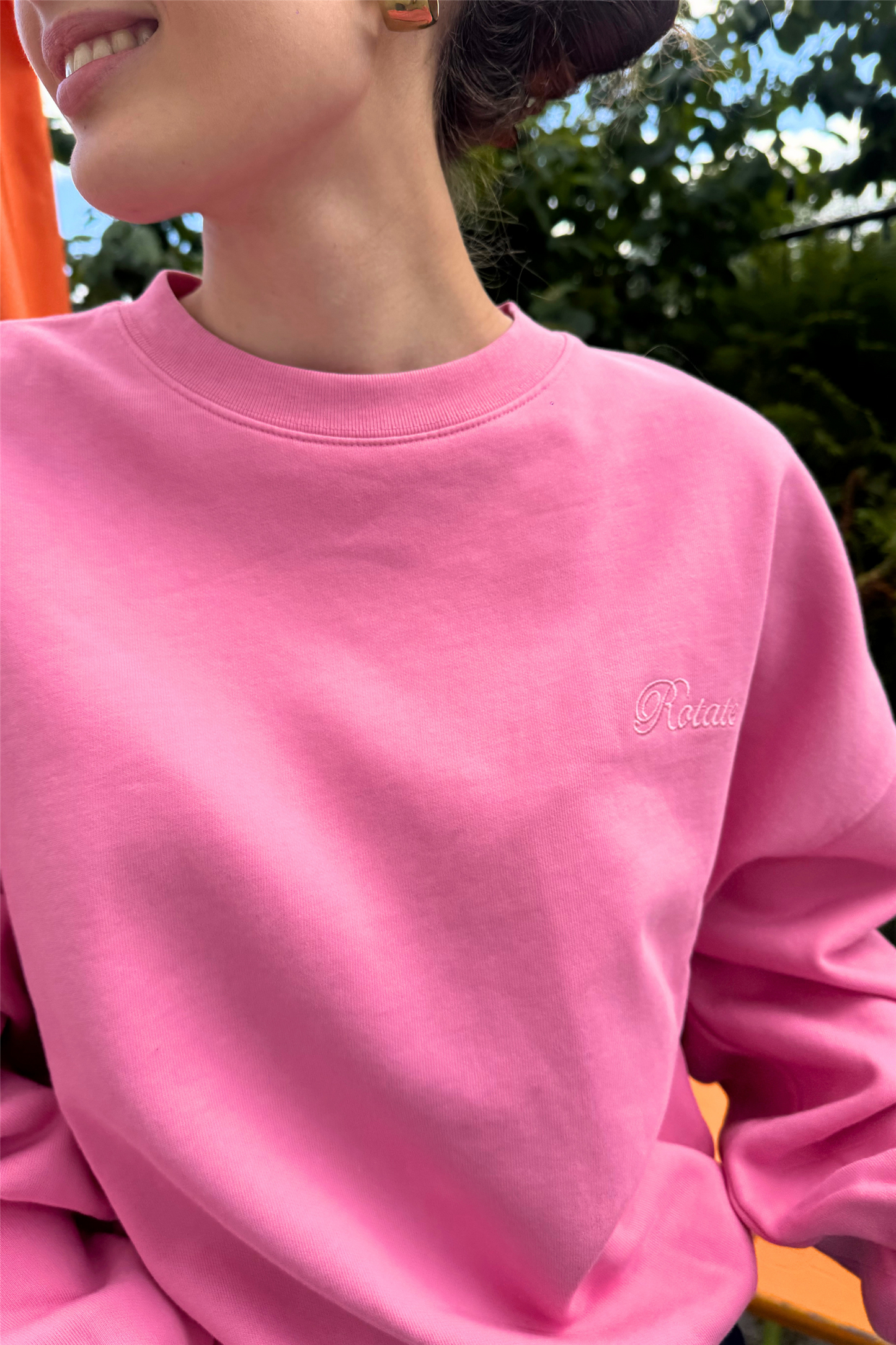 Classic Sweatshirt Aurora Pink Melange