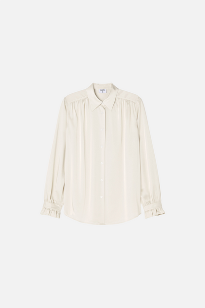 Gathered Detail Blouse Ivory