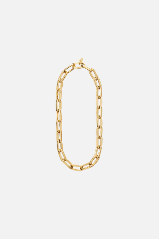 Golden Link Necklace Gold