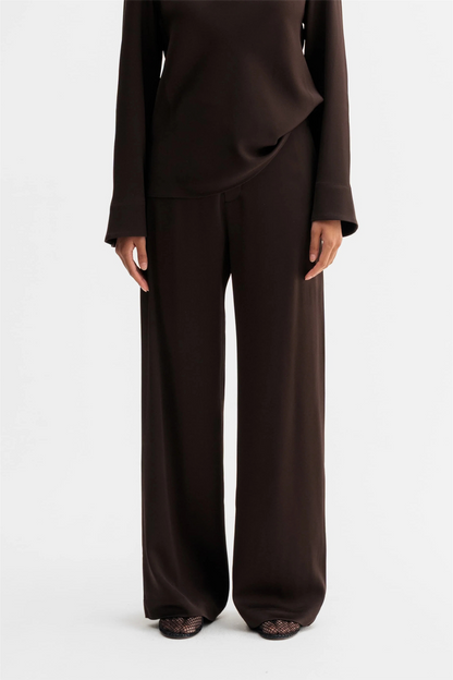 Mila Trousers Dark Brown