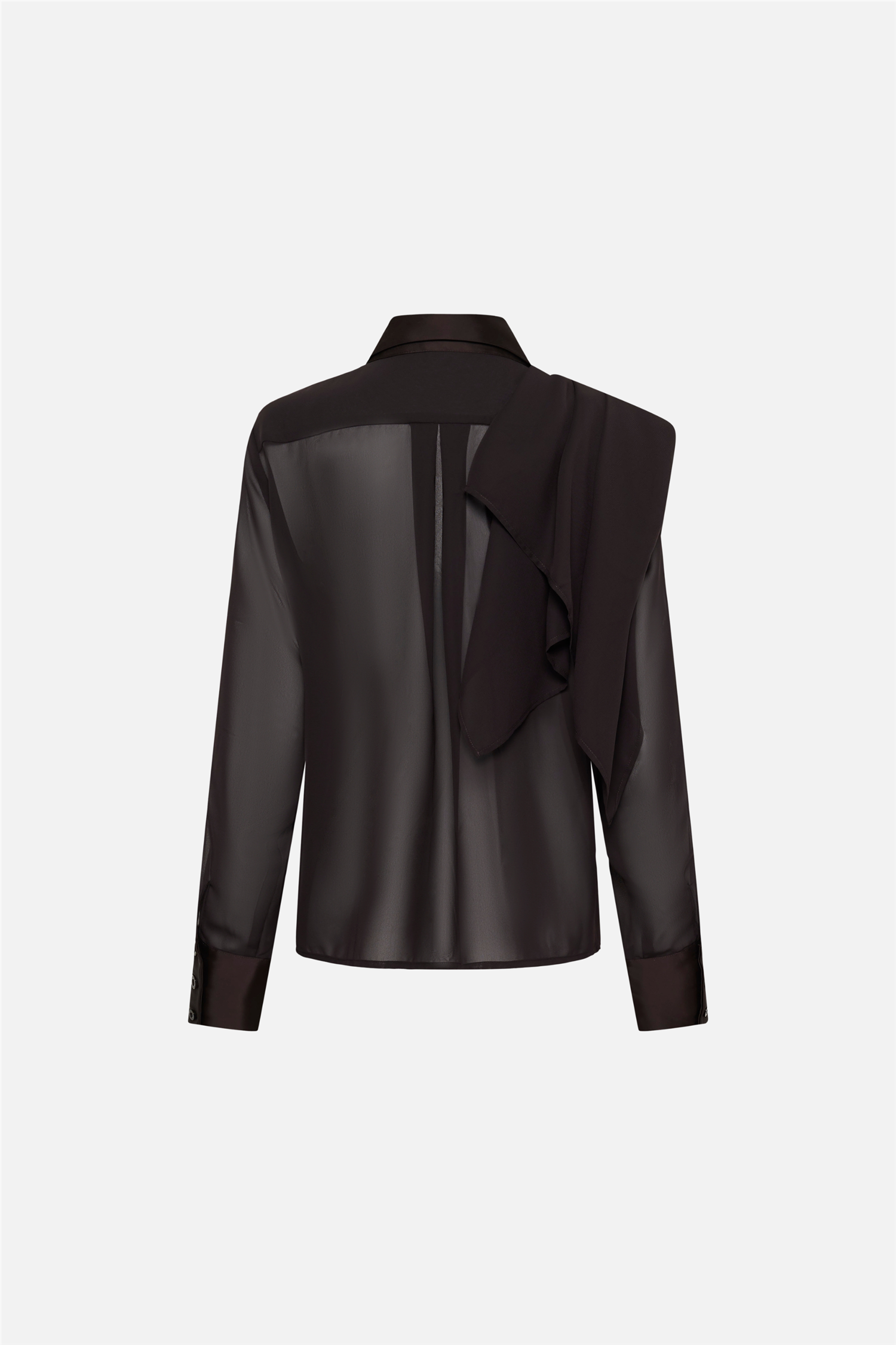 GZlynne scarf shirt Ganache.