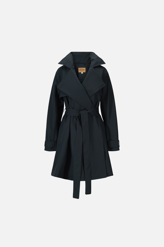Yr'en Coat Dark Navy