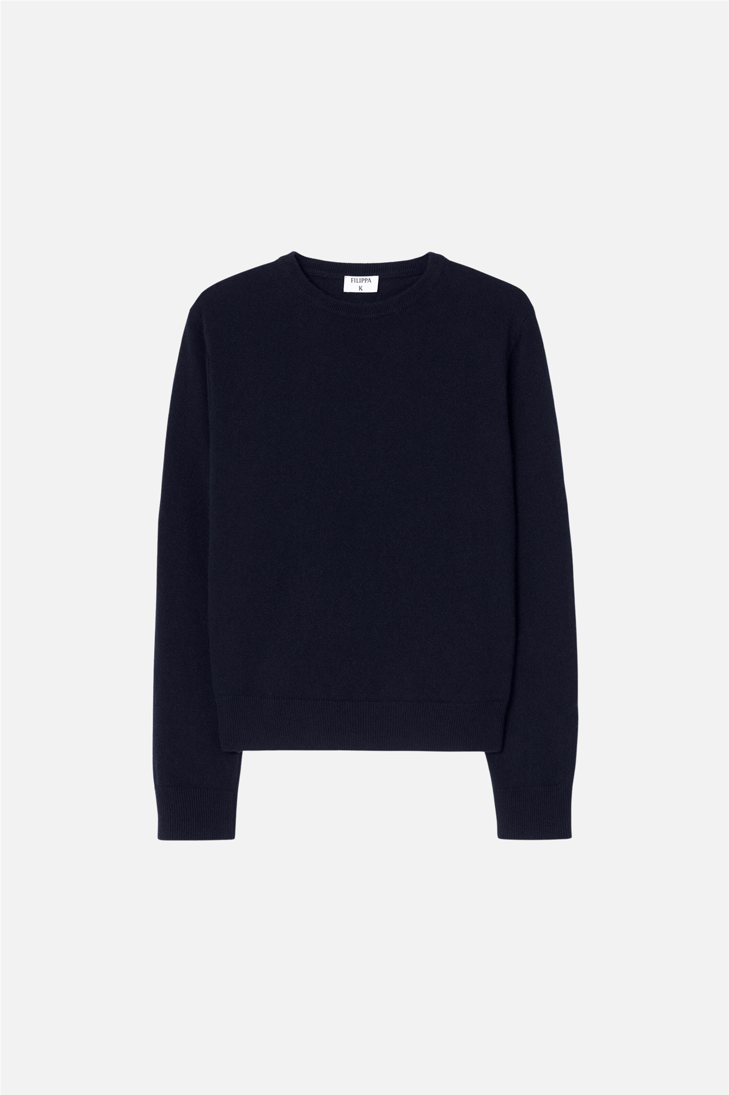 Soft Wool Crewneck Sweater Navy.