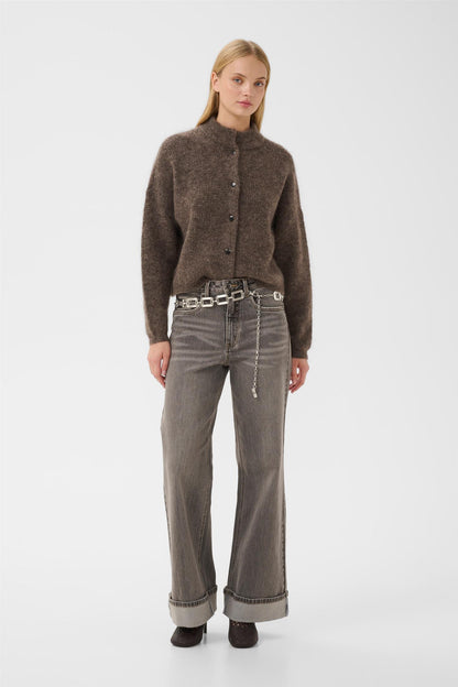 GZdebbie cardigan Chestnut Melange.