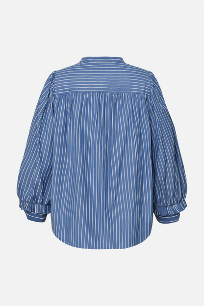 MeeGO Sia Blouse Blue Stripes.