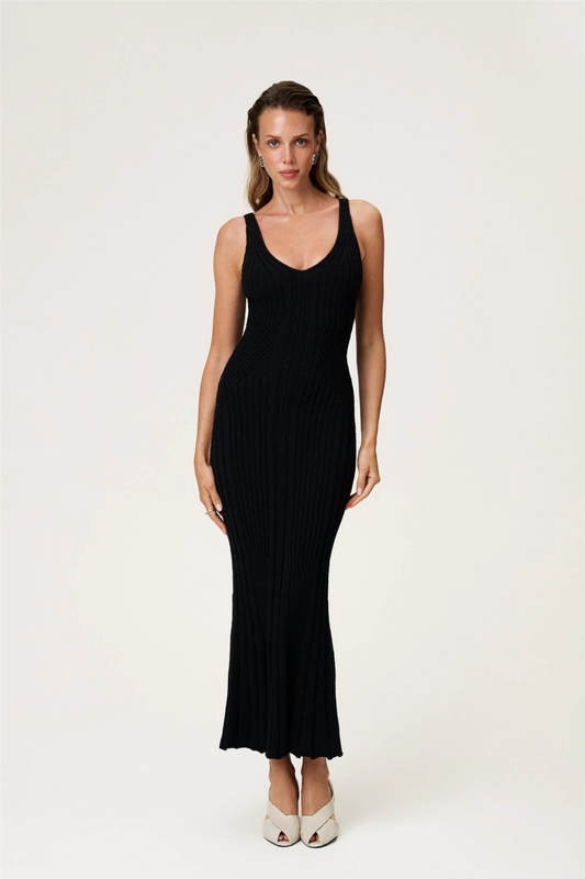 Lugo Slip dress Sort