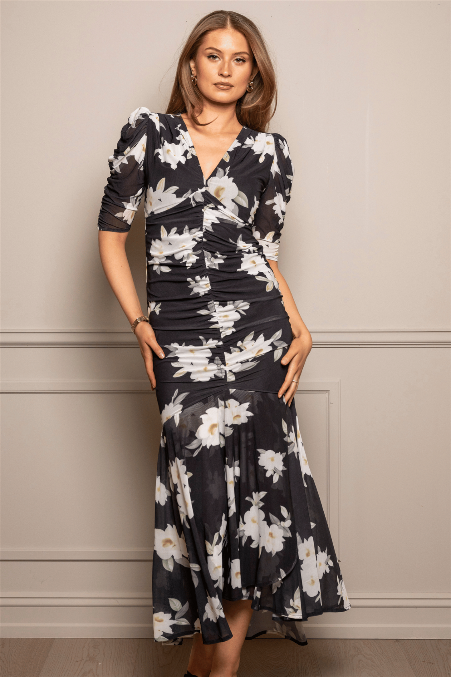 SOFIA DRESS VINTAGE BLACK Vintage Black