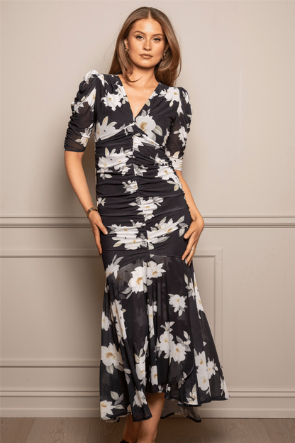 SOFIA DRESS VINTAGE BLACK Vintage Black