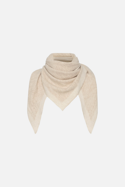 Triangle scarf Cream / Light Beige