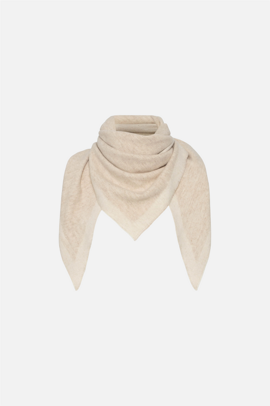 Triangle scarf Cream / Light Beige