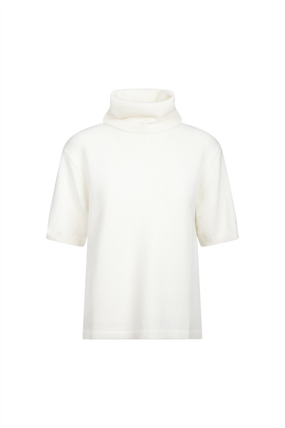 Arwyn SS Turtleneck Cream